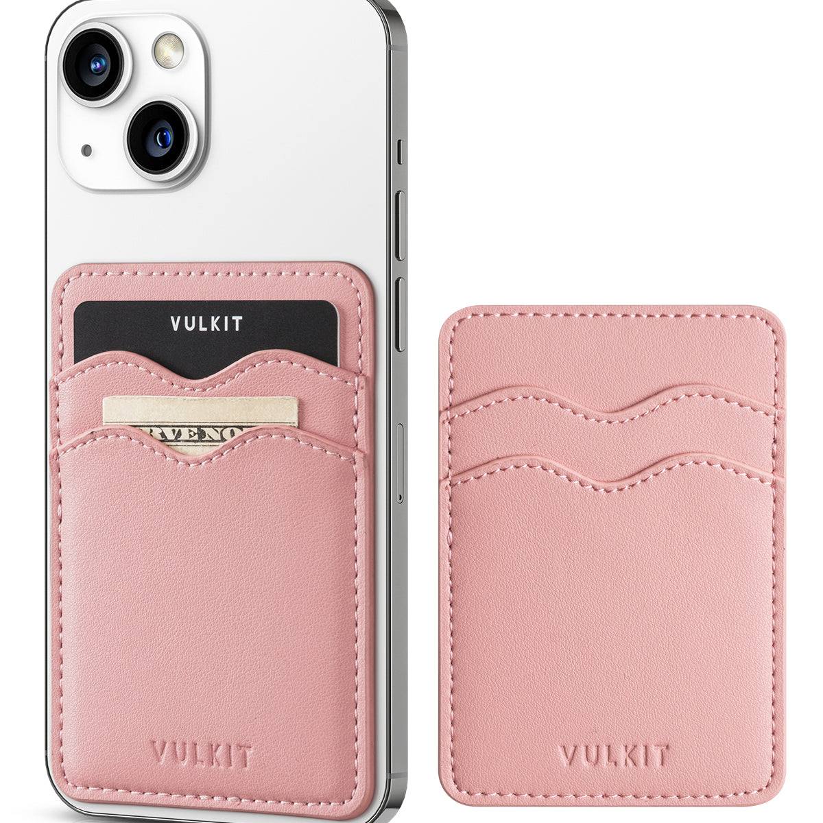 VPA100- Phone Card Holder Slim Leather Adhesive Pocket