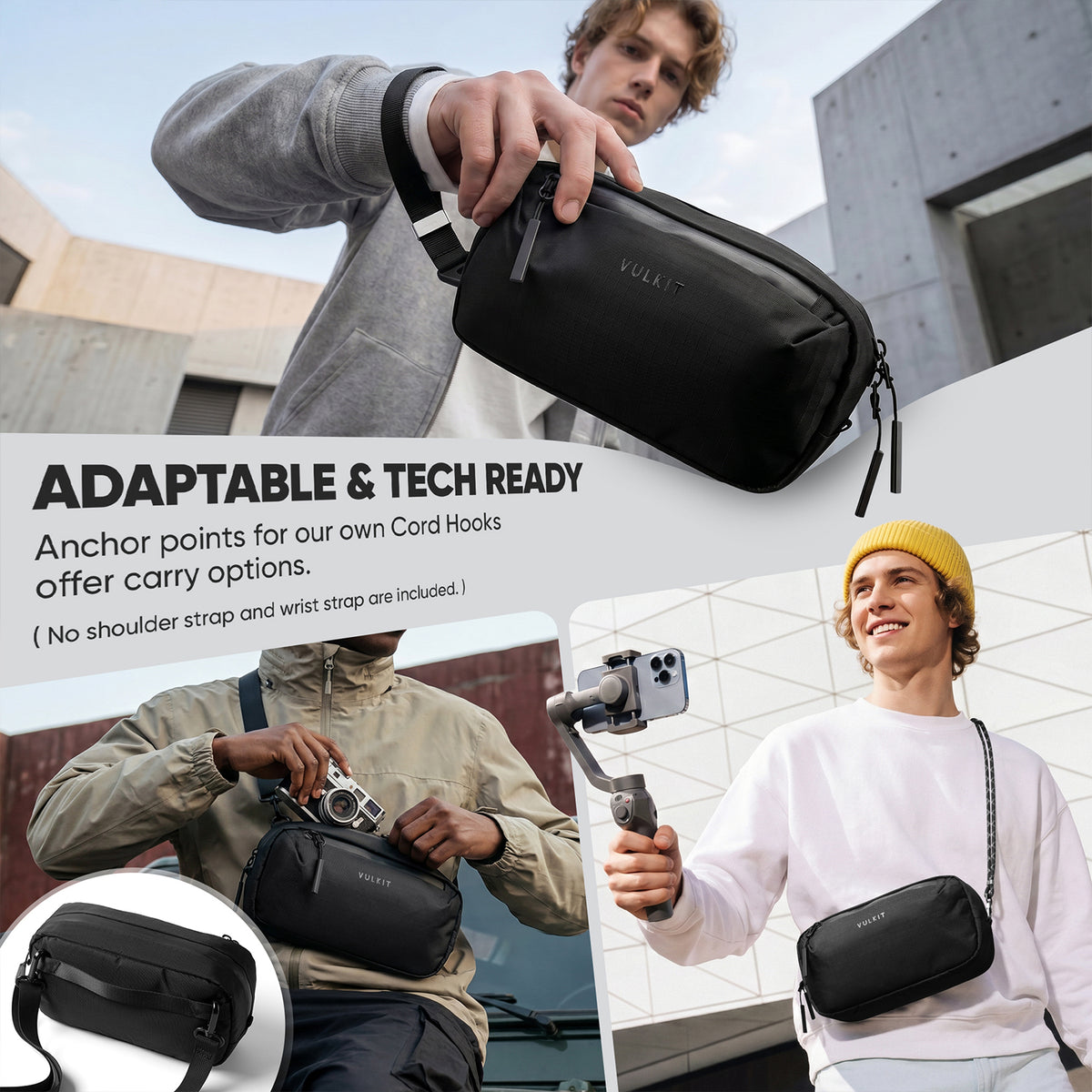 VB117 - Electronic Organizer Bag, Water Resistant & Scratch Resistant, Tech Pouch Storage Bag, Travel Essentials