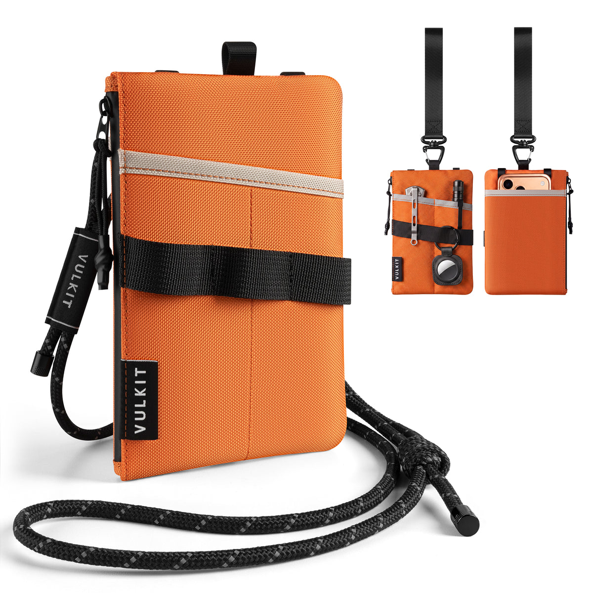 VB118-Travel wallet with RFID protection, featuring a passport holder; waterproof and anti-theft