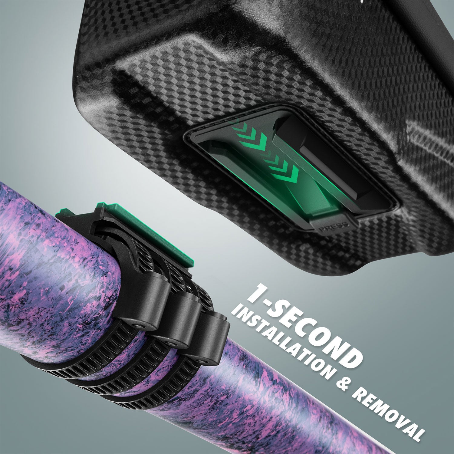 VBB100 - Bike Frame Bag with Touchscreen Phone Holder, Waterproof Cycling Pouch for Road and Mountain Bikes