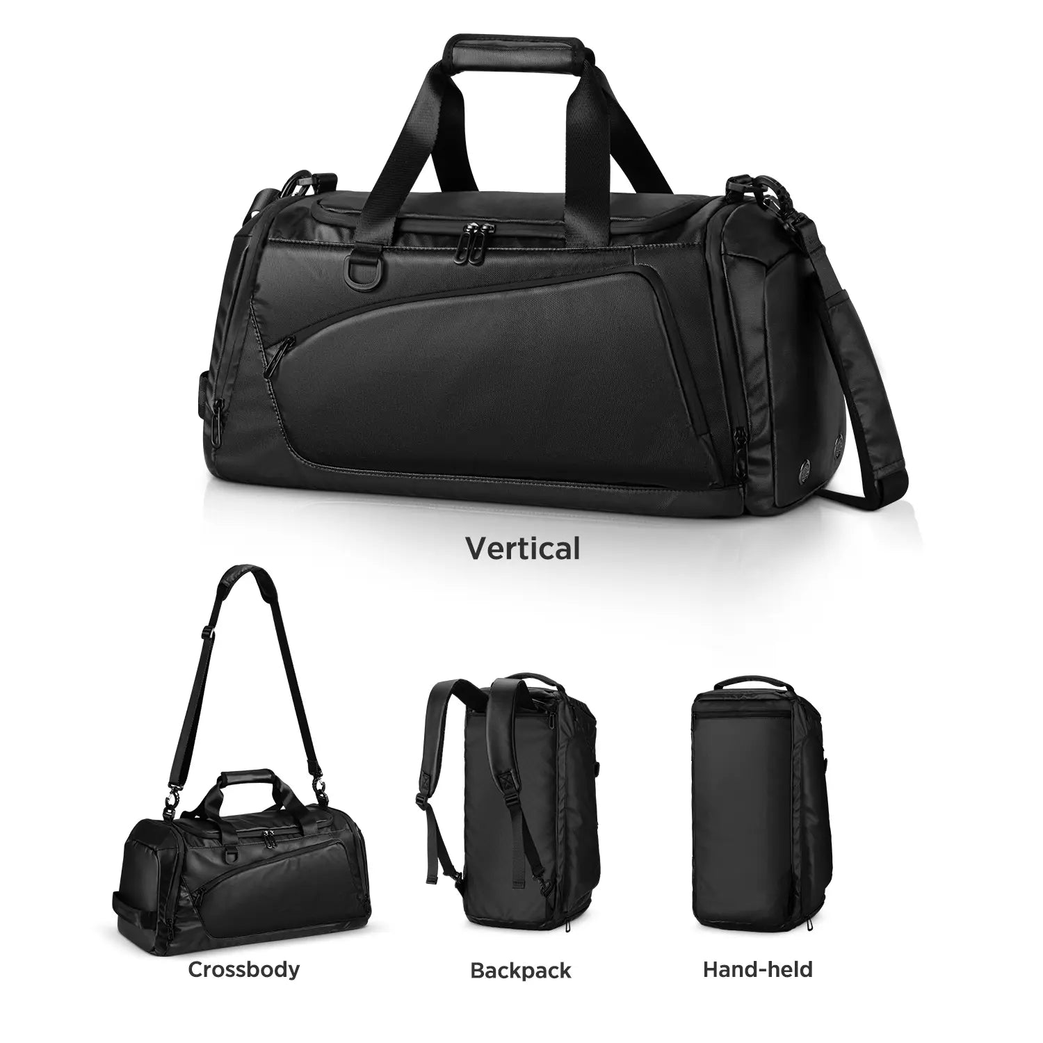 VBP102 - 3-in-1 Travel Garment Backpack, 55L Expandable, USB Charging, Water-Resistant