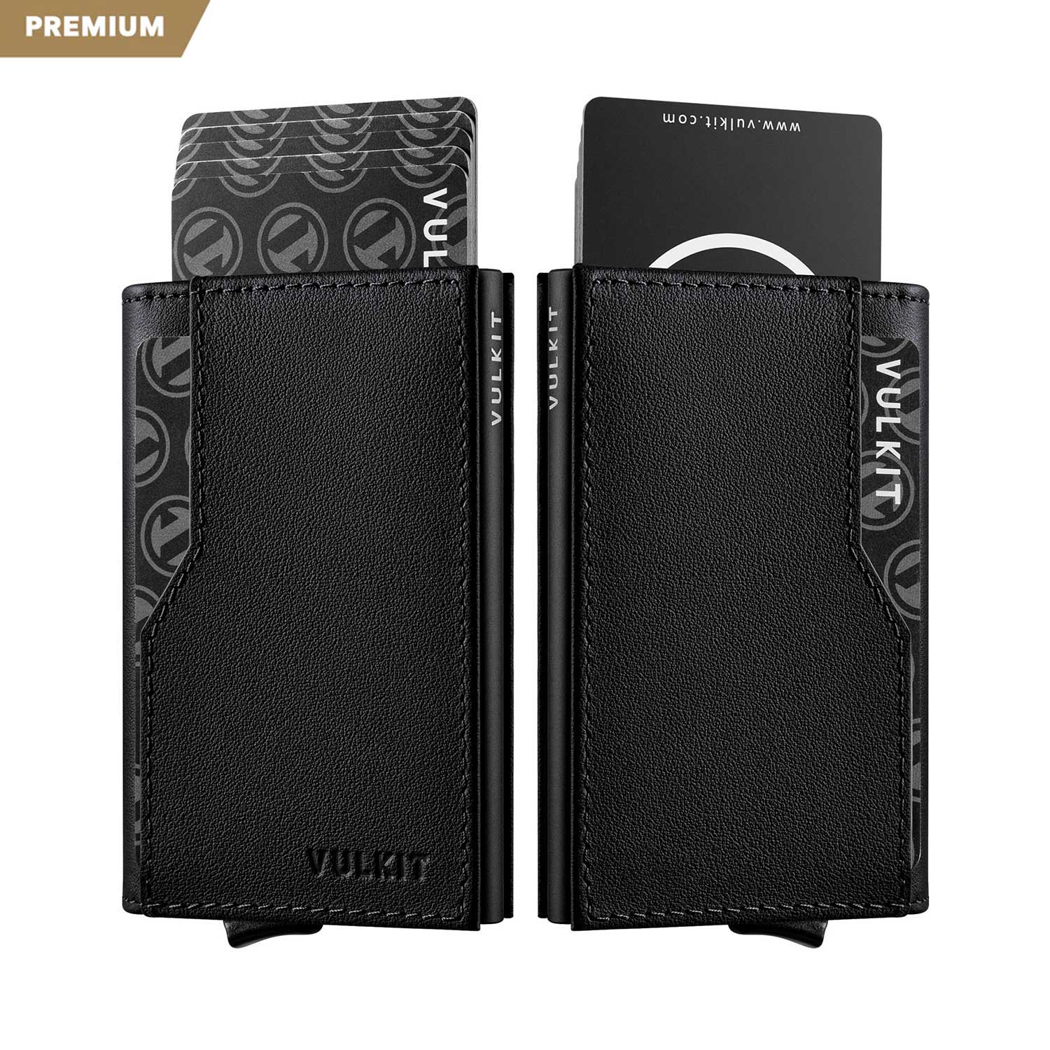 VC205P - Genuine Leather Wallet, Double ID Window, RFID Blocking