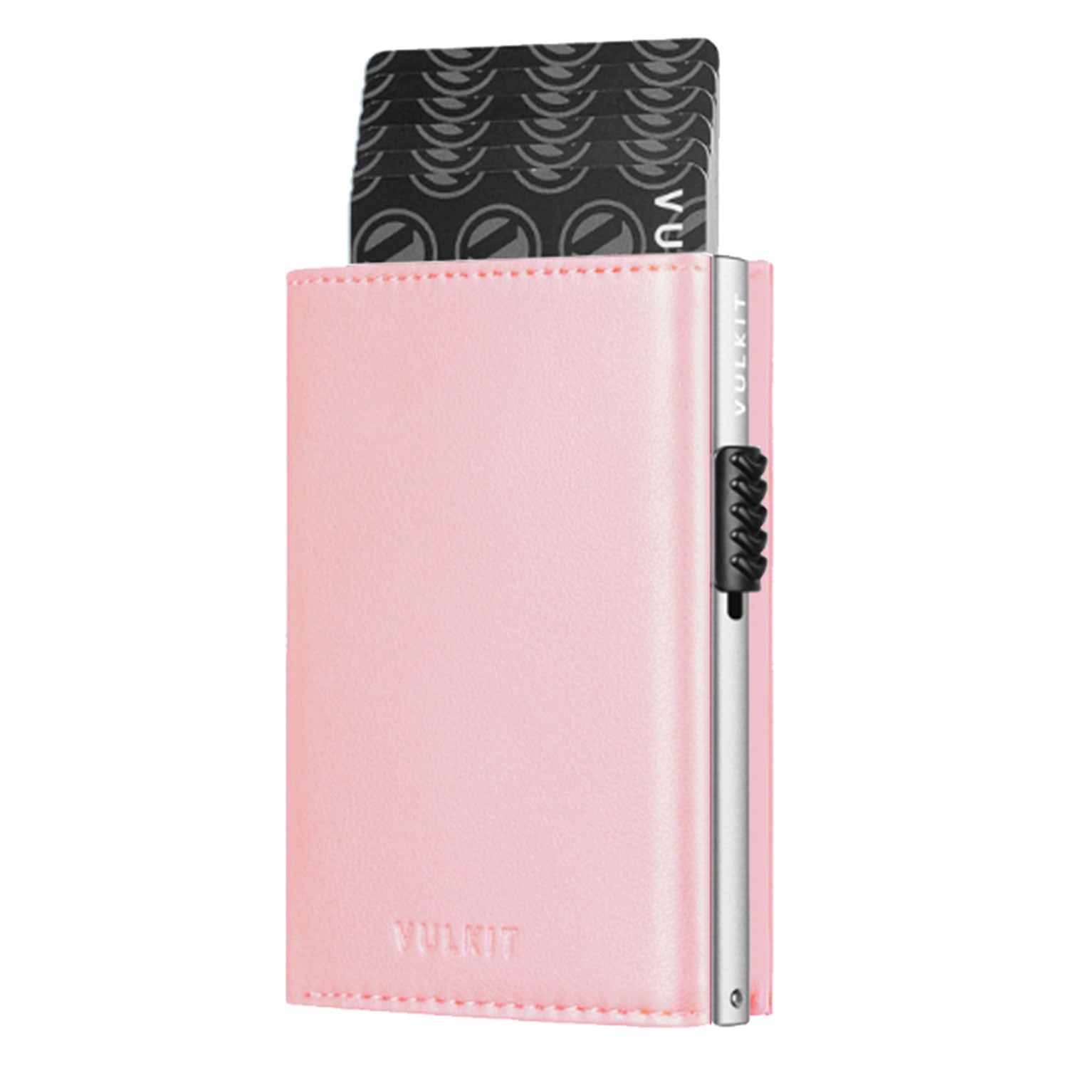 VC302- Side Slider Mechanism, with/without Back Zipper Pocket, Magnetic Strip Closure Tri-fold Wallet