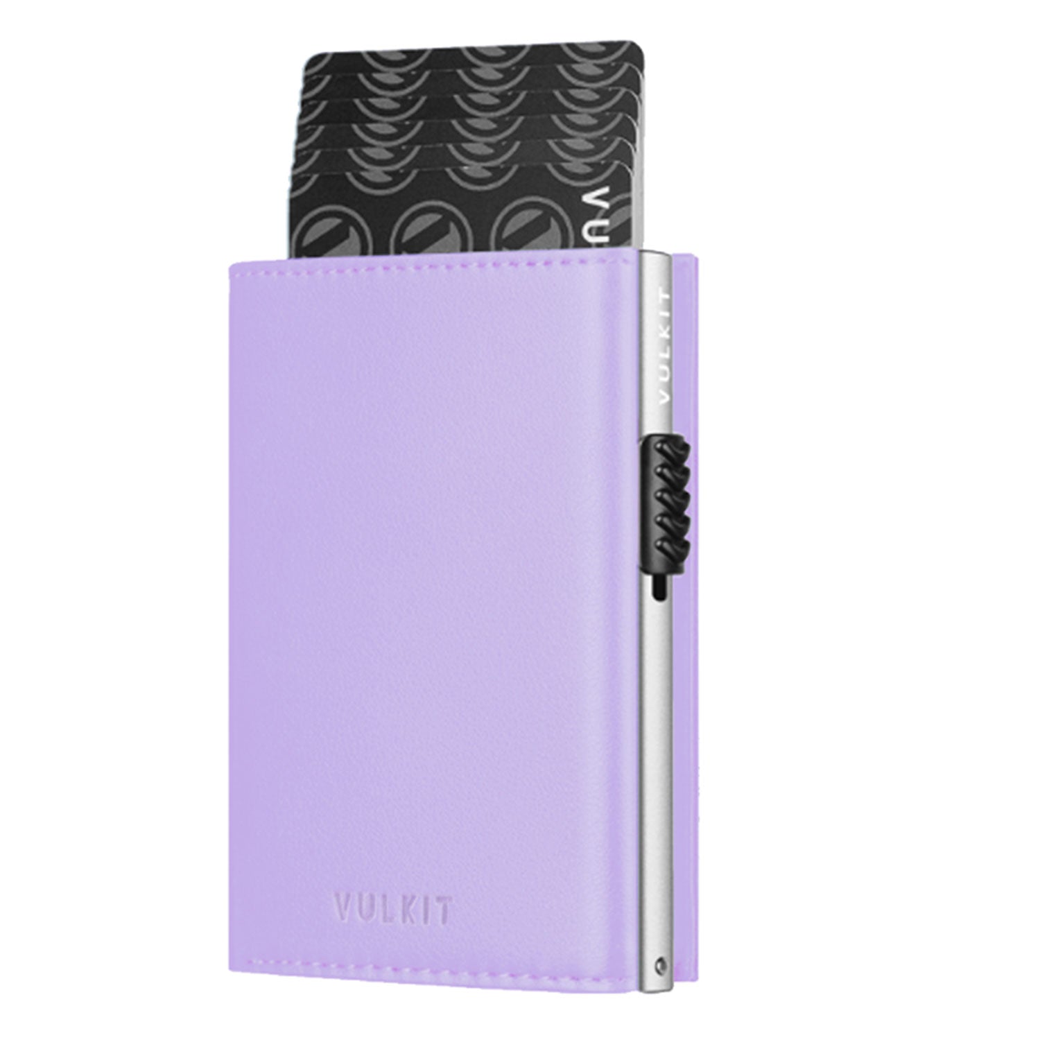 VC302- Side Slider Mechanism, with/without Back Zipper Pocket, Magnetic Strip Closure Tri-fold Wallet