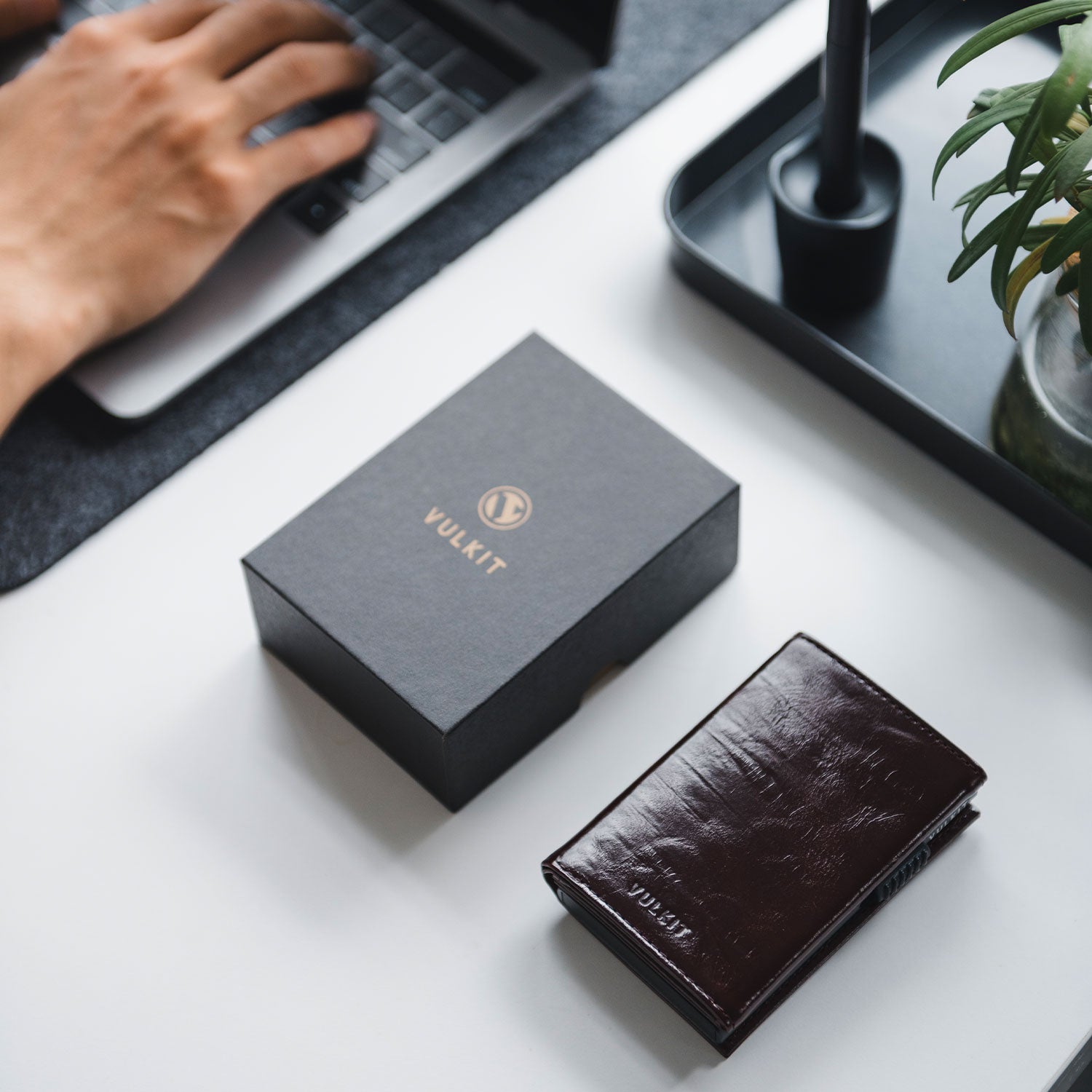 VC302P-Numbered Limited Edition, Genuine Leather Tri-fold Wallet