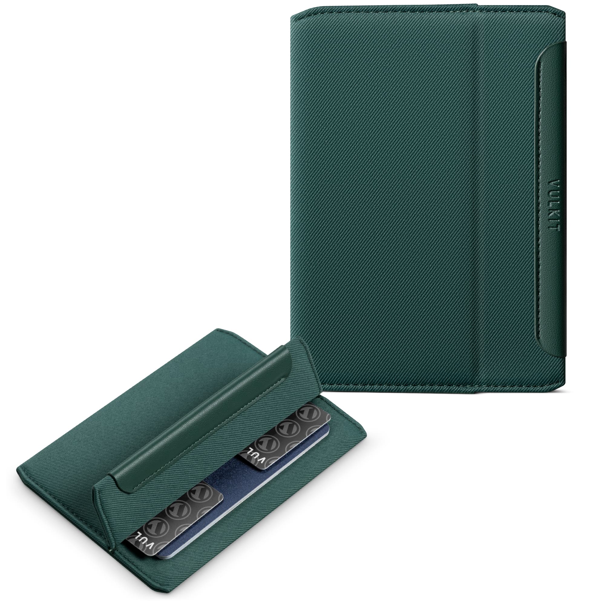 VPW121-Ultra‑Slim Woven Fabric Card Holder with Multi‑Slot Storage