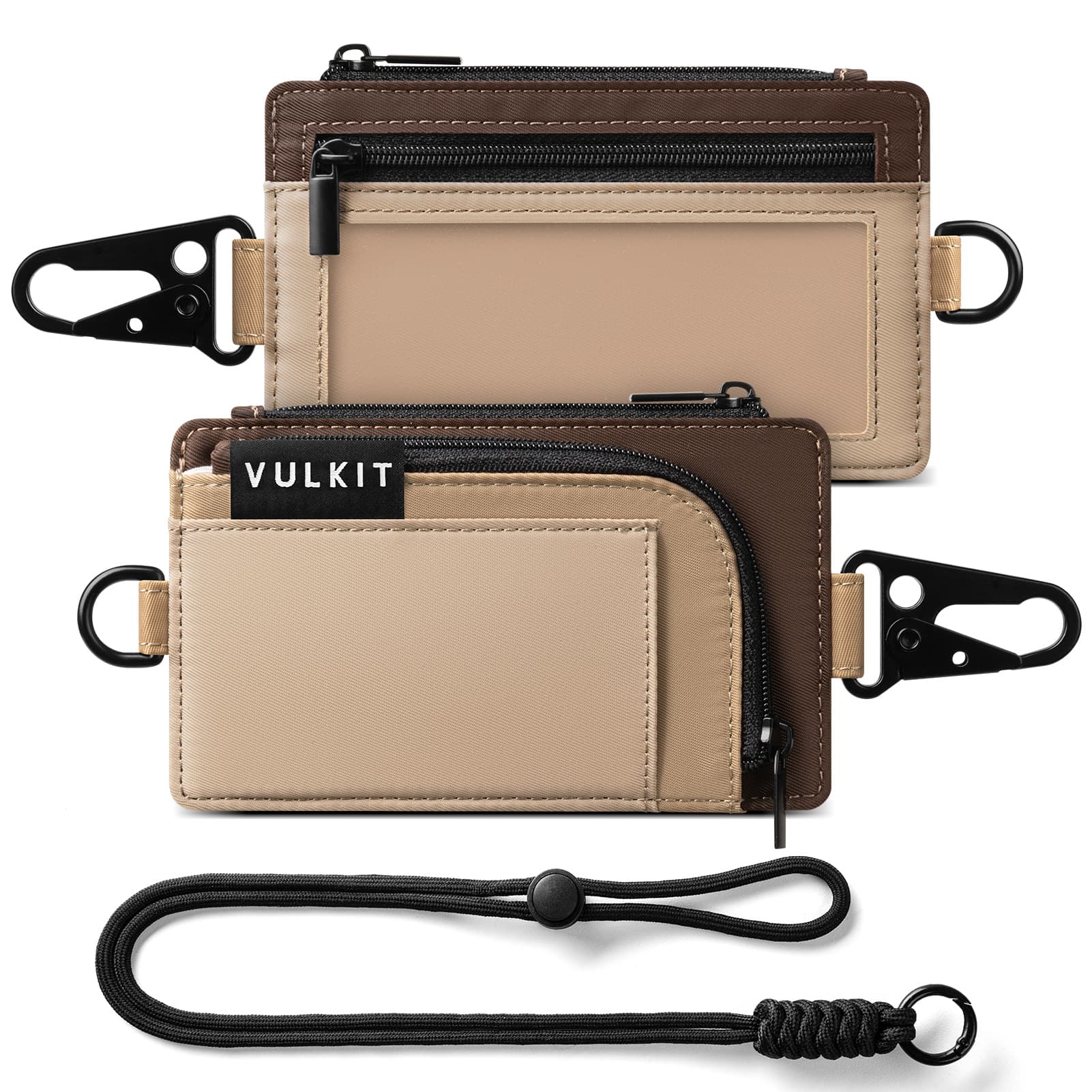 VW137- RFID Blocking Water-Resistant Outdoor Keychain Wallet