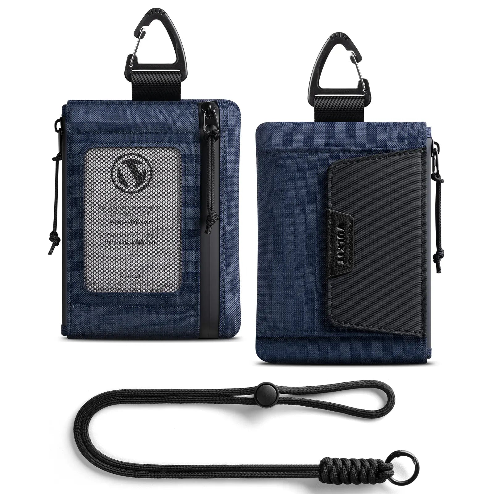 VW148 - RFID Lanyard Wallet with ID Window & Magnetic Pocket