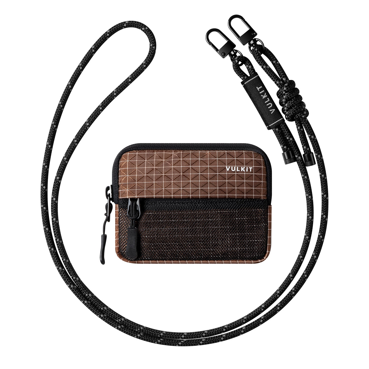 VW152 -RFID-Blocking Coin Purse,Small Wallet with Adjustable Lanyard