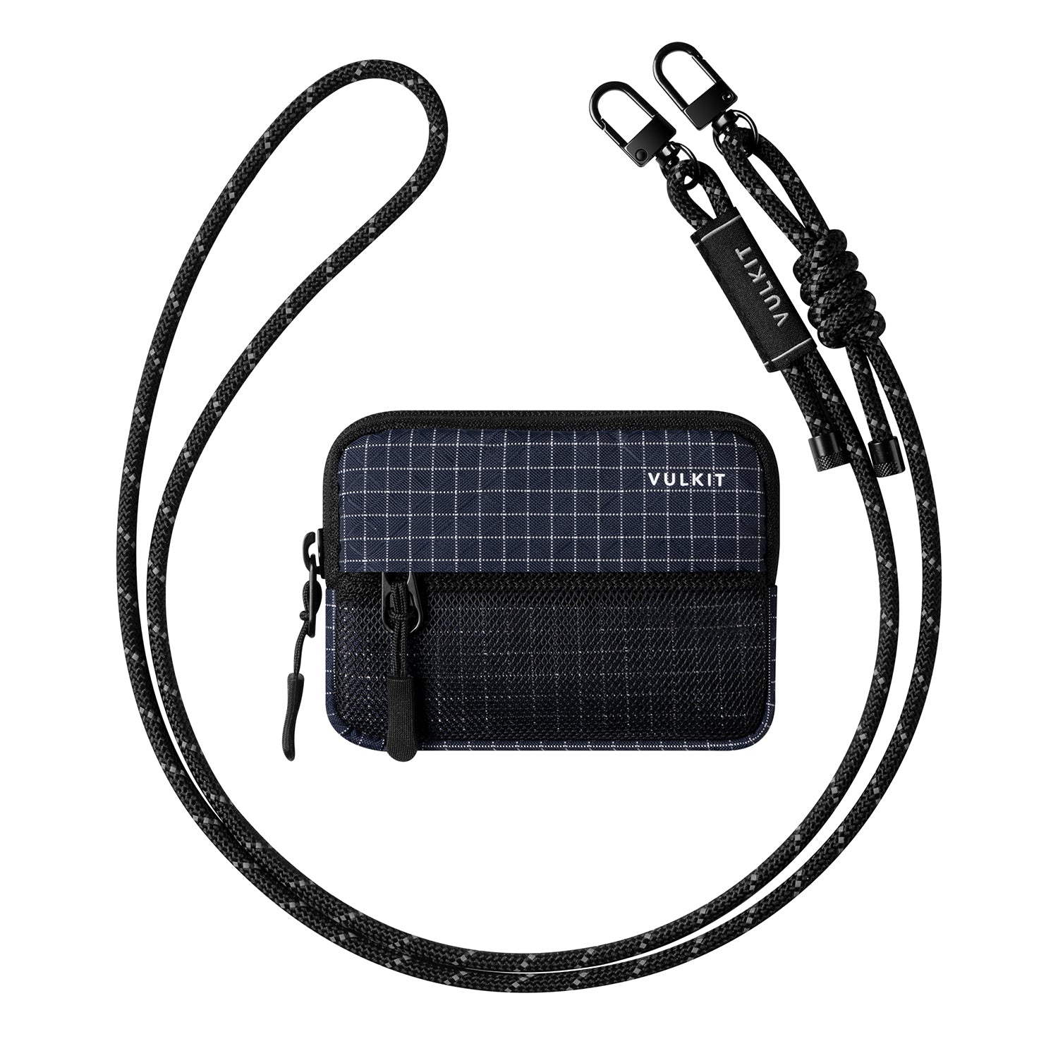 VW152 -RFID-Blocking Coin Purse,Small Wallet with Adjustable Lanyard