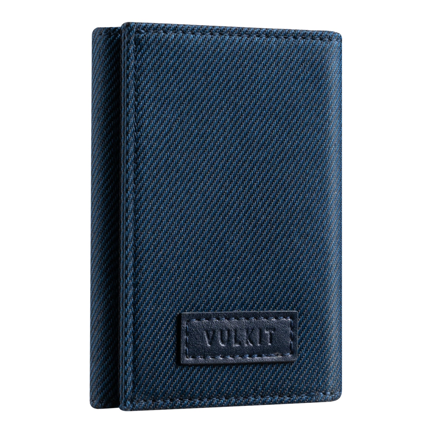 VW108- Minimalist Trifold Wallet for Men with an ID window & a Zipper Pocket Inside