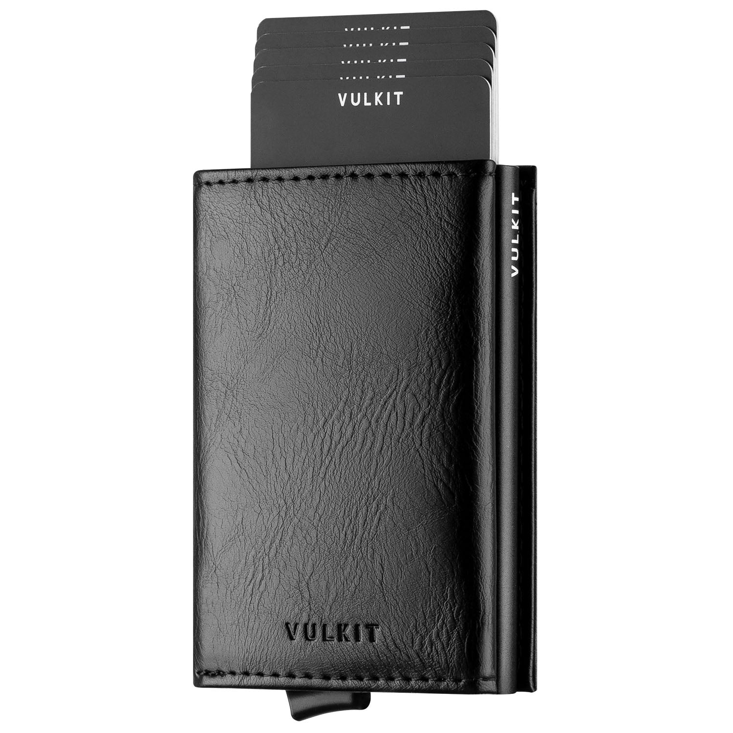 VC203- Back Zipper Slot, Magnetic Strip Closure Tri-fold Wallet