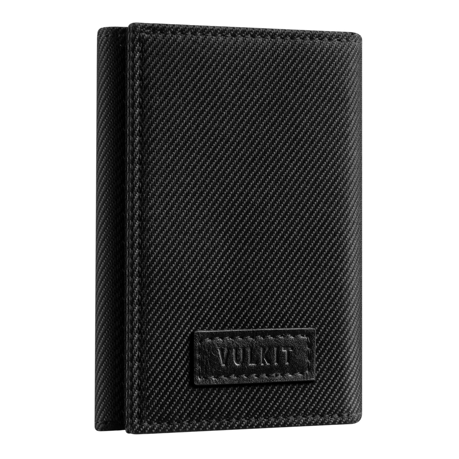 VW108- Minimalist Trifold Wallet for Men with an ID window & a Zipper Pocket Inside