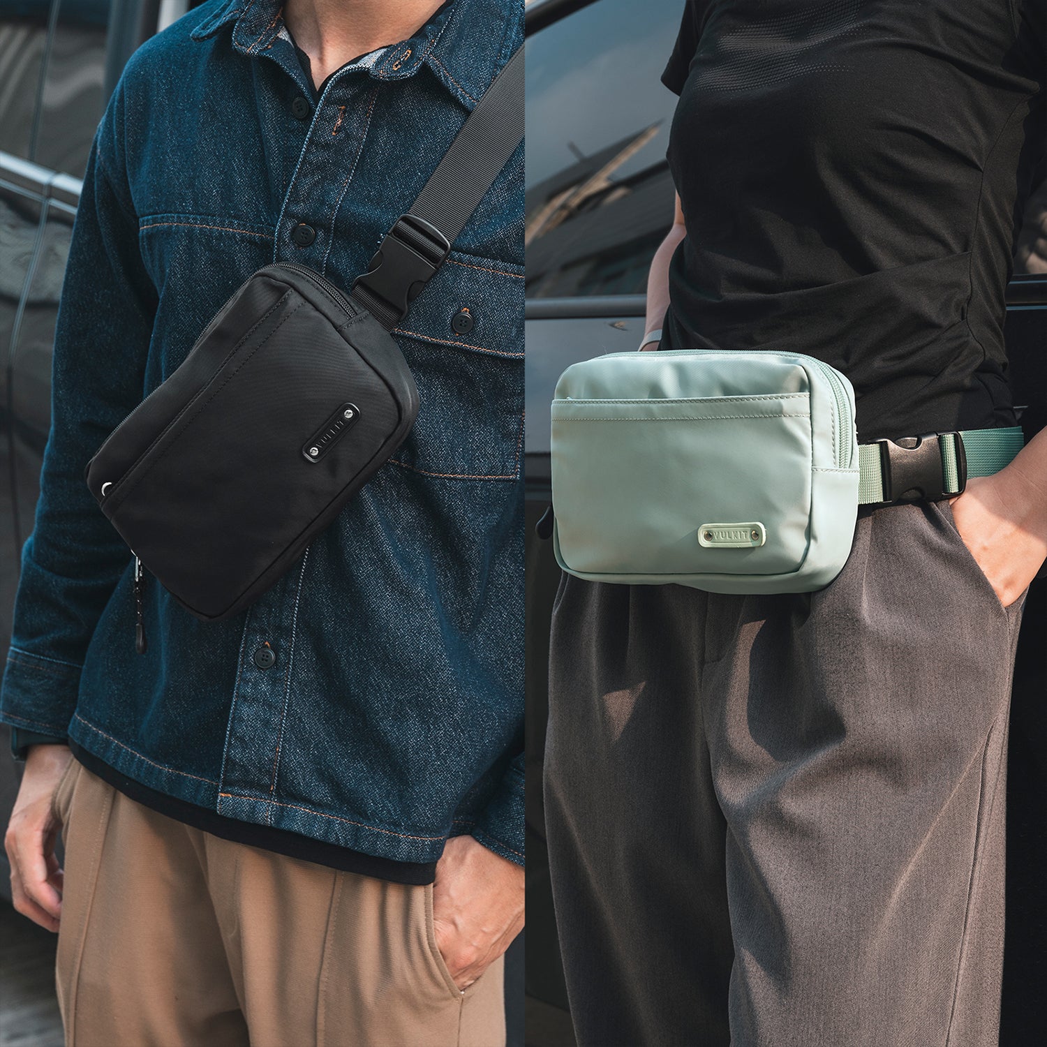 VB101 - Versatile Waterproof Waist Bag Unisex Fashionable Fanny