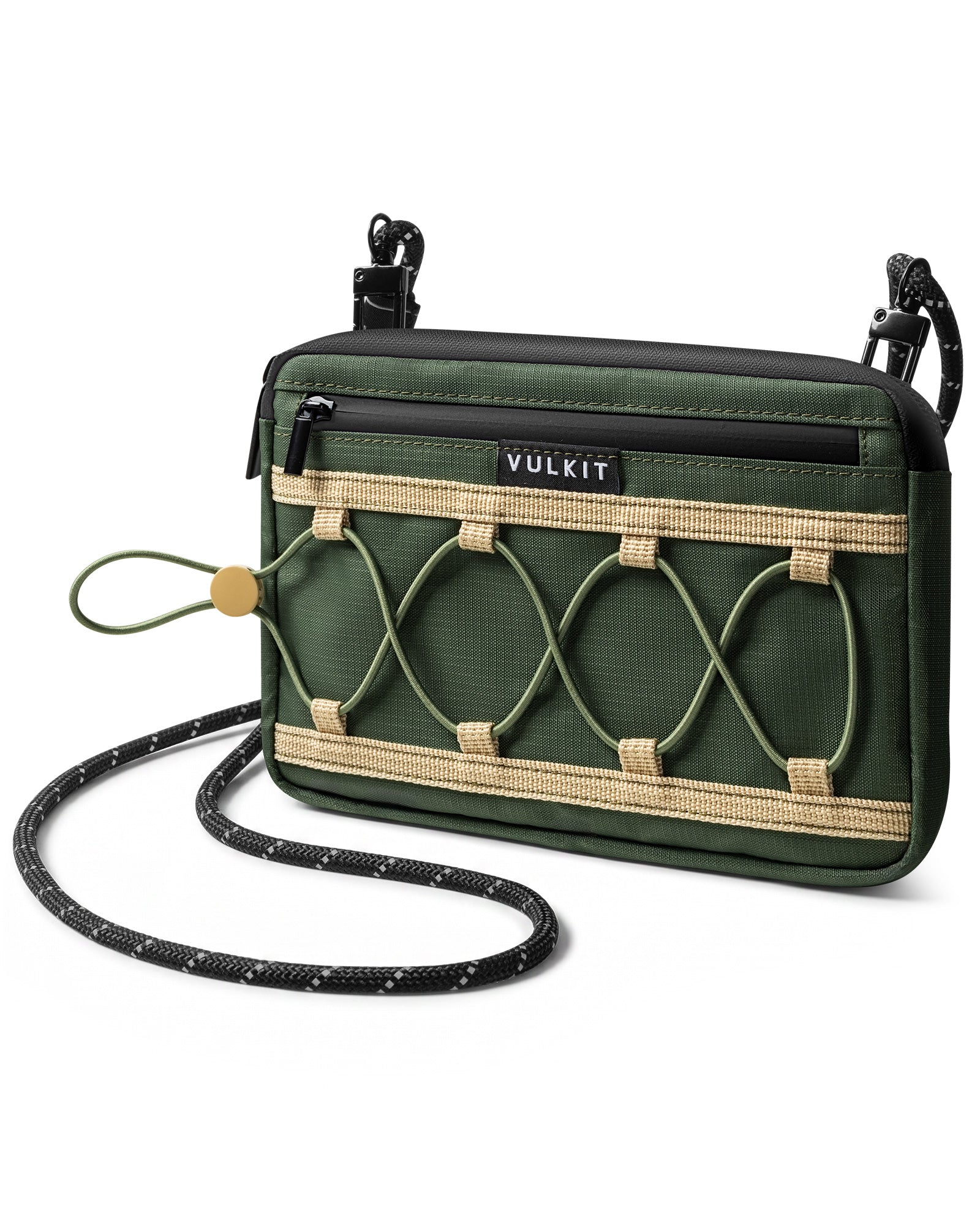 VB113-VULKIT Neck Wallet for Travel, Nylon Passport Holder RFID Blocking with Adjustable Lanyard
