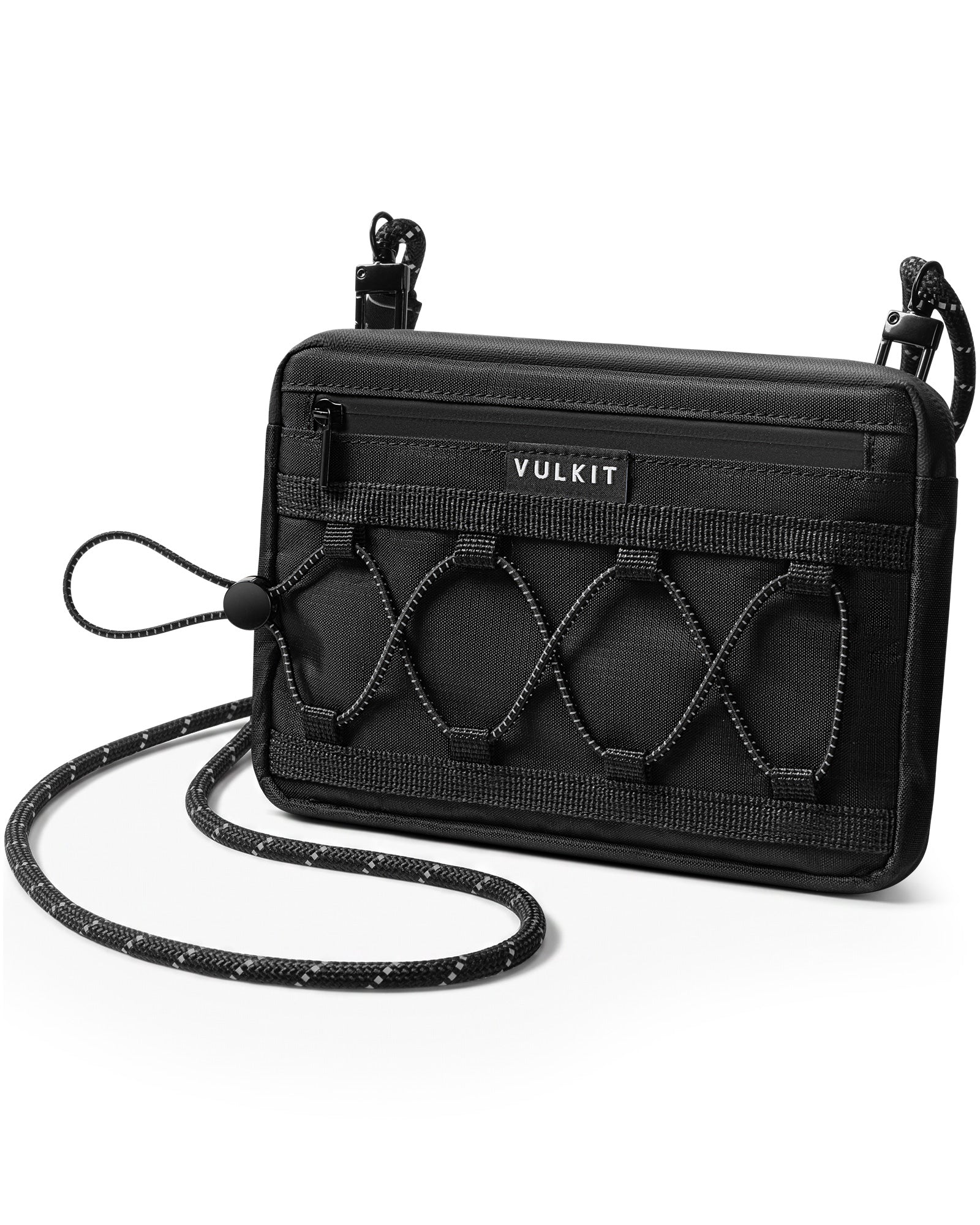 VB113-VULKIT Neck Wallet for Travel, Nylon Passport Holder RFID Blocking with Adjustable Lanyard