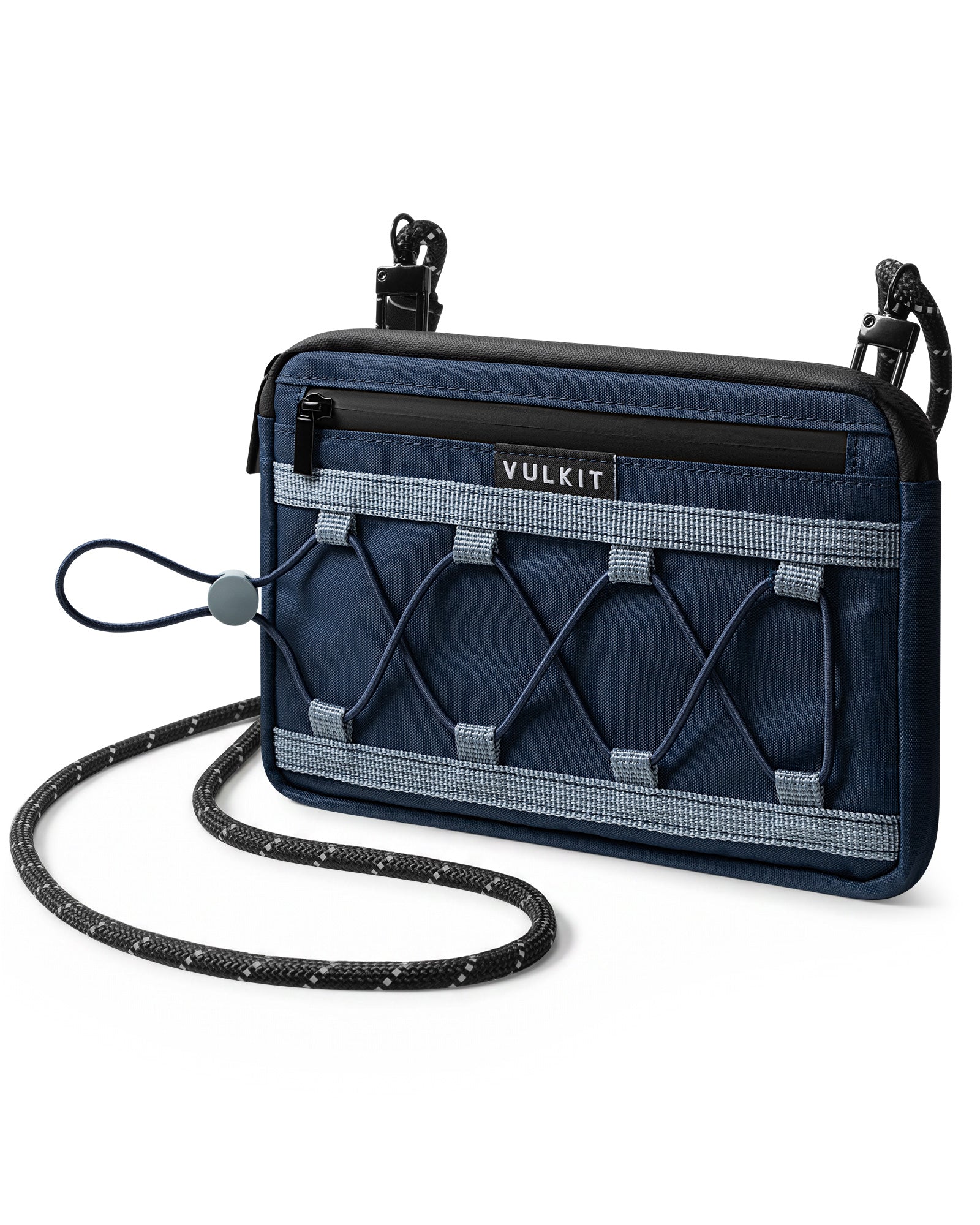 VB113-VULKIT Neck Wallet for Travel, Nylon Passport Holder RFID Blocking with Adjustable Lanyard