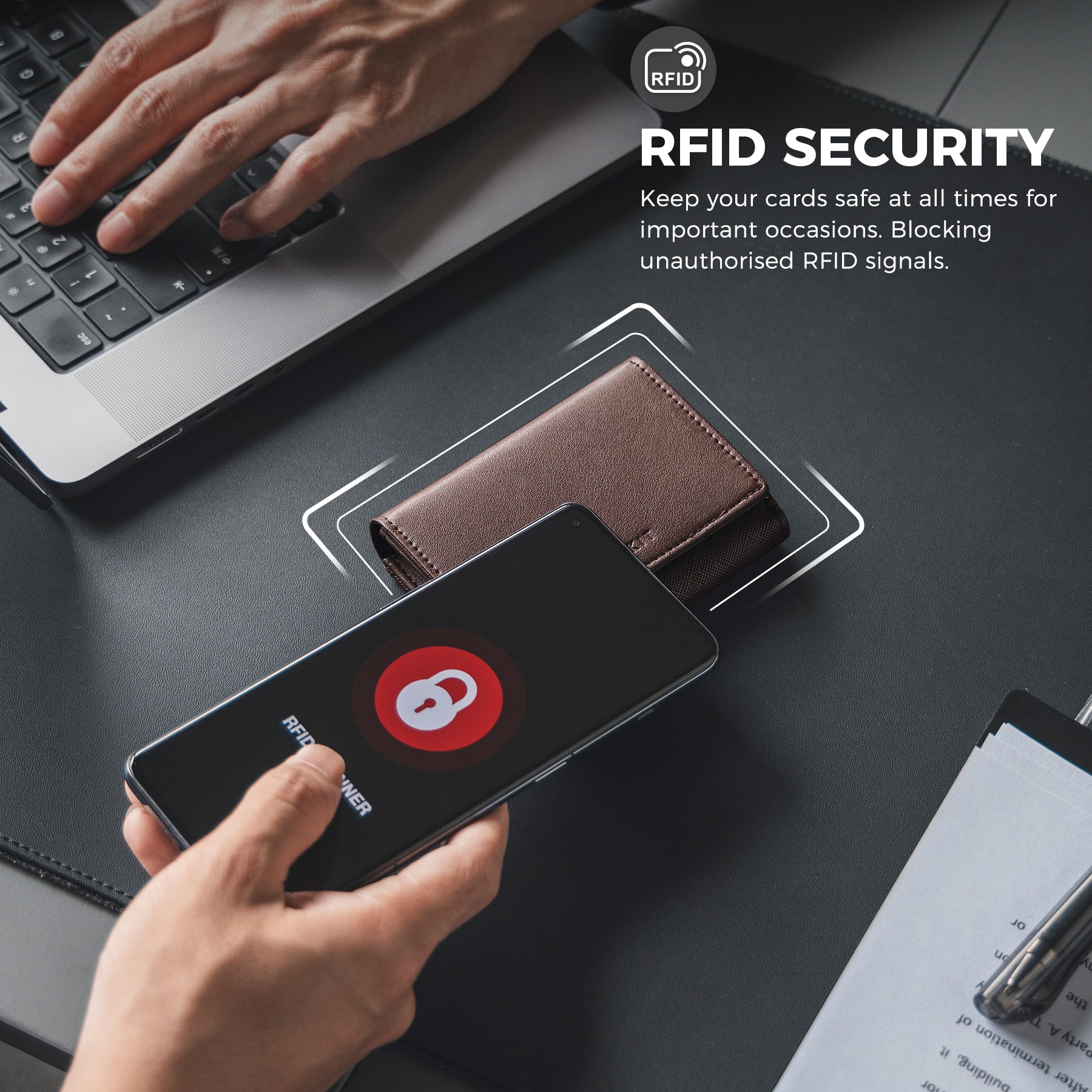 VBC101- Business Card Holder, Holds Up to 40 Business Cards With