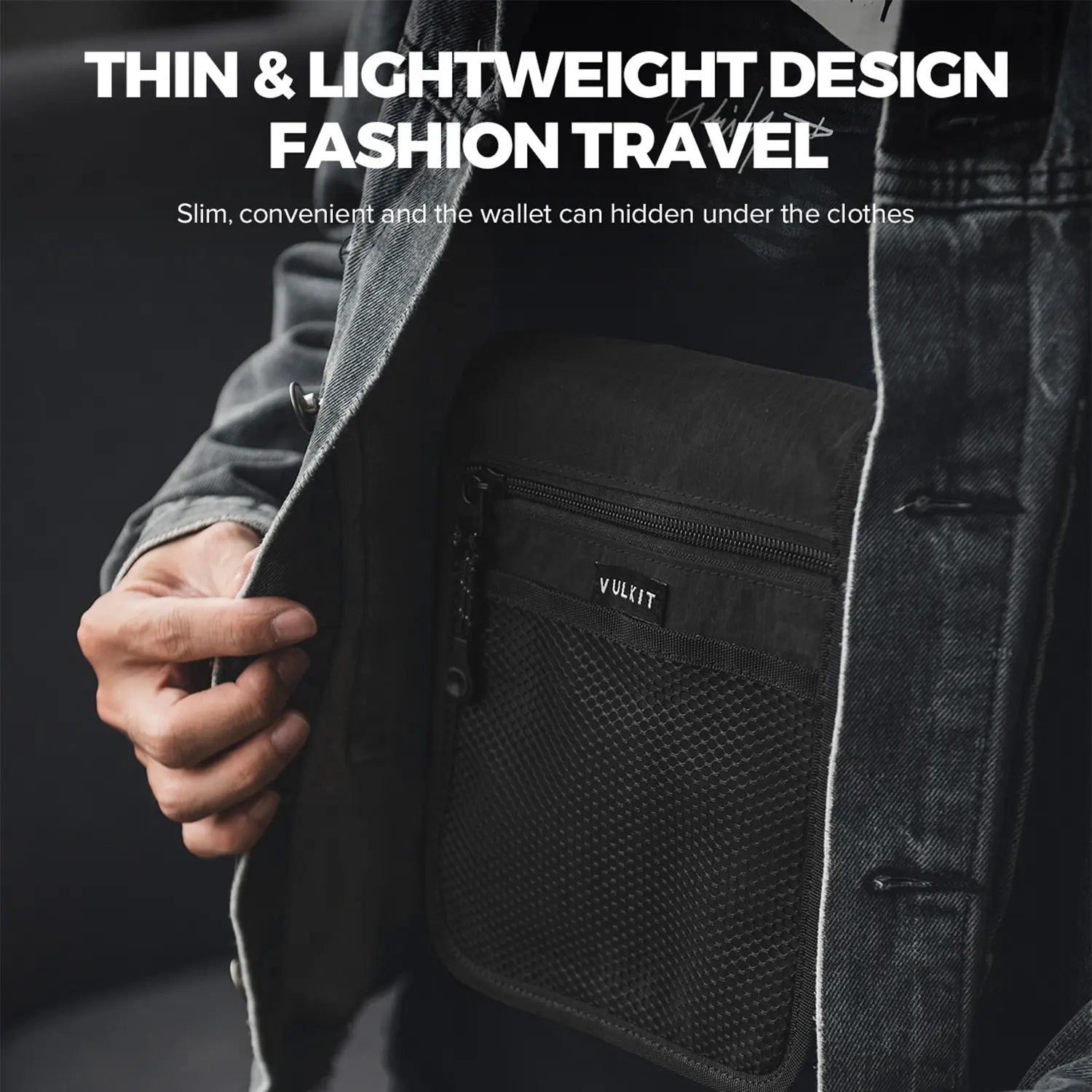 VB104 - Lightweight Small Messenger Bag with Adjustable Strap