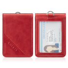 VBH101 - Leather Card Holder Bus Train ID Travel Card Holder/Driving Lisence Minimalist Wallet ID Badge Credit  Card Holder