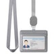 VBH104- Retractable Lanyard Horizontal ID Card Holder with 2 Slots