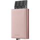 VC203- Back Zipper Slot, Magnetic Strip Closure Tri-fold Wallet