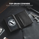VC205P - Genuine Leather Wallet, Double ID Window, RFID Blocking