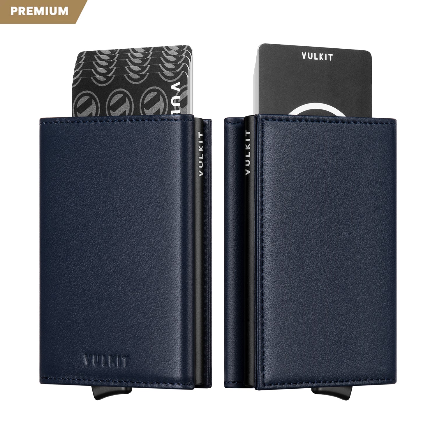 VC208P- Genuine Leather, Without Back Zipper Slot, Magnetic Strip