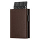 VC302 -Numbered Limited Edition, Side Slider Mechanism, Magnetic Strip Closure Tri-fold Wallet