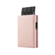 VC302- Side Slider Mechanism, with/without Back Zipper Pocket, Magnetic Strip Closure Tri-fold Wallet