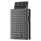 VC302F- Waterproof Fabic, Side Slider Mechanism, Back Zipper Slot, Magnetic Strip Closure Tri-fold Wallet