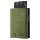 VC302F- Waterproof Fabic, Side Slider Mechanism, Back Zipper Slot, Magnetic Strip Closure Tri-fold Wallet