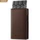 VC305P - Slim Leather Pop-Up Card Holder Wallet , RFID Blocking, Holds 11 Cards & Cash