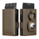 VC309- Side Slider Mechanism, Magnetic Closure, And Add An AirTag Protection Case Wallet