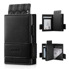 VC317 RFID Blocking Leather Bifold Wallet For Men, Id Window & Zipper Coin Pocket
