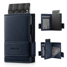 VC317 RFID Blocking Leather Bifold Wallet For Men, Id Window & Zipper Coin Pocket