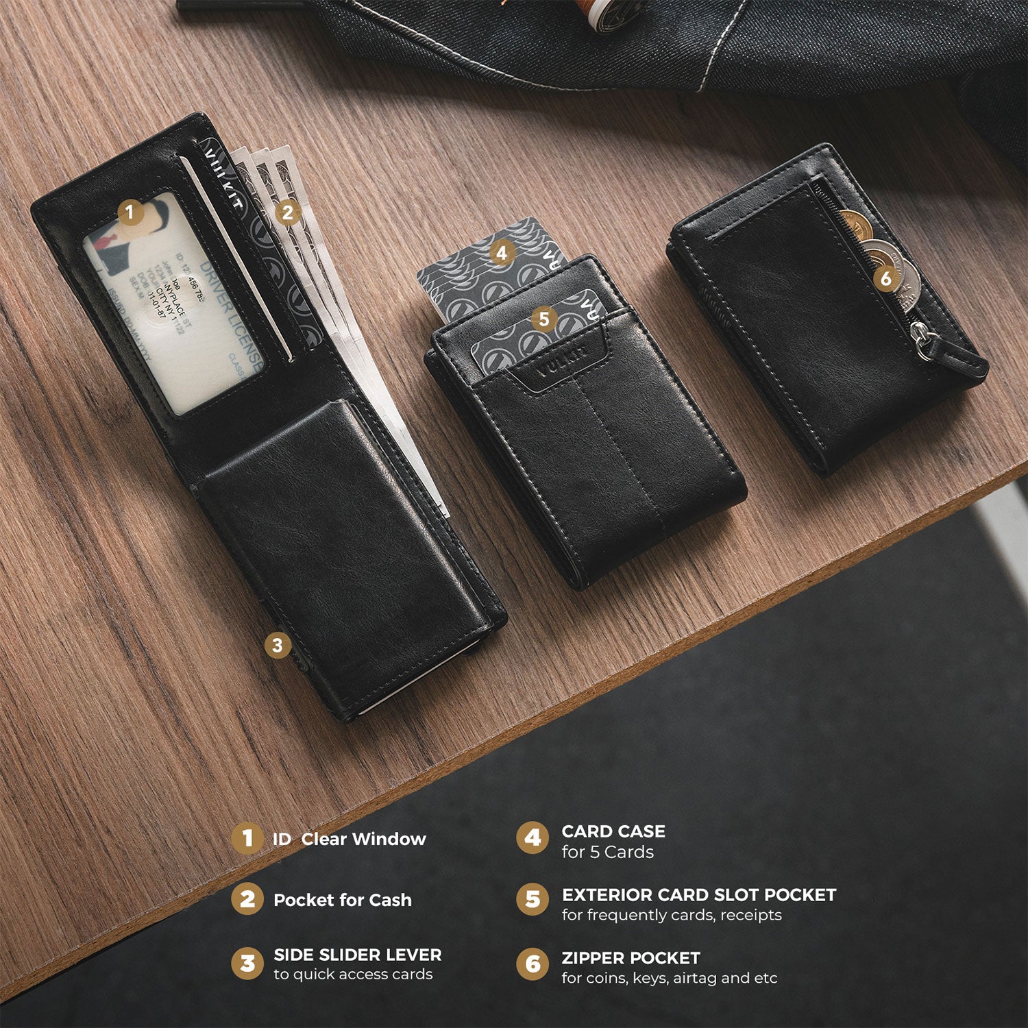 ✨極美品✨☘️CELINE ☘️✨ブリーフケース✨ビジネスバッグ✨PVCレザー✨ Slim RFID Money Clip | Secure Money Clip Mini Wallet | ID Stronghold