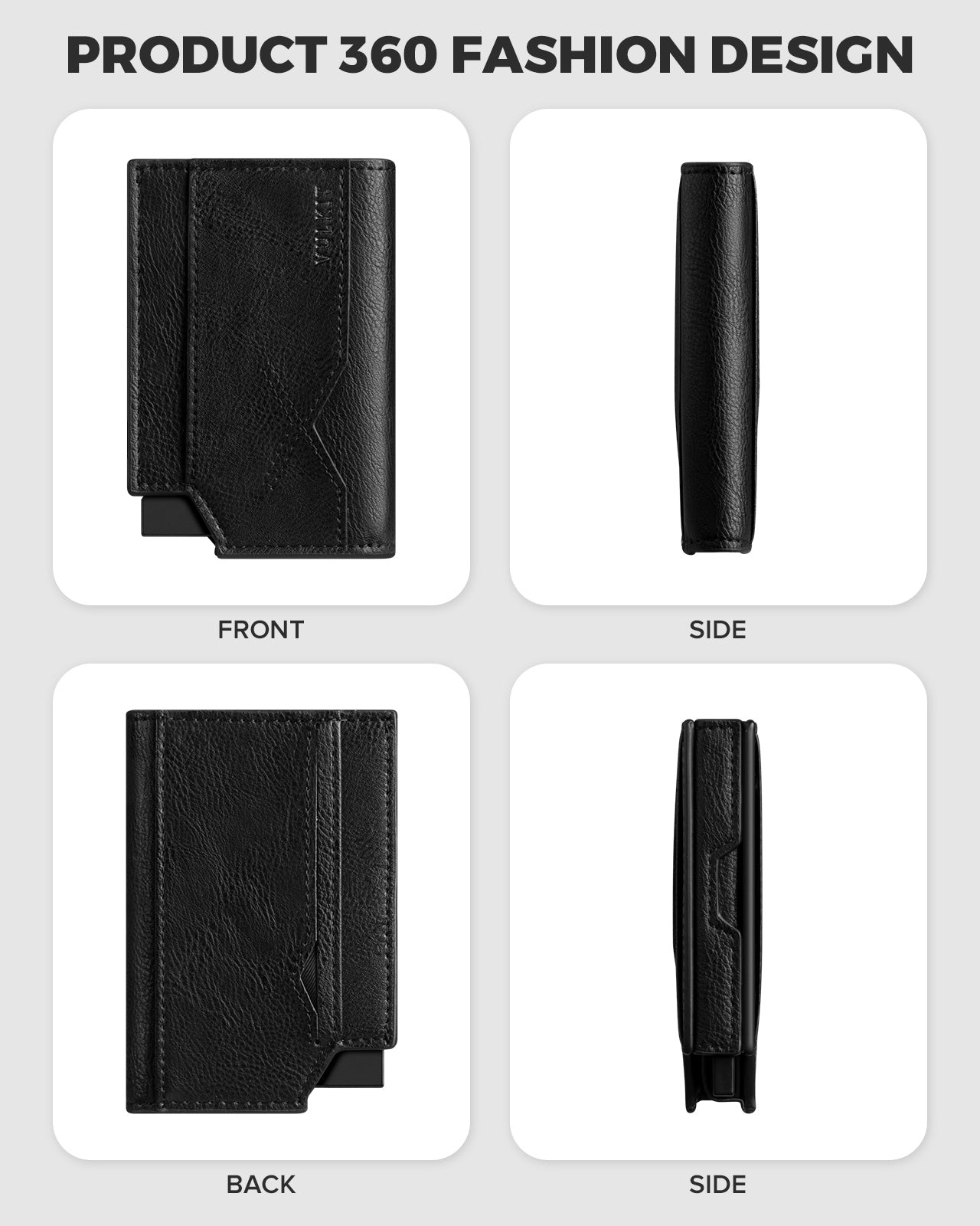 VC415-Waterproof Leather Wallet With Quick Access And Secure Storage