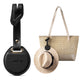 VHC100 - Magnetic Hat Clip, Vegan Microfiber Leather Hands-Free Hat Holder