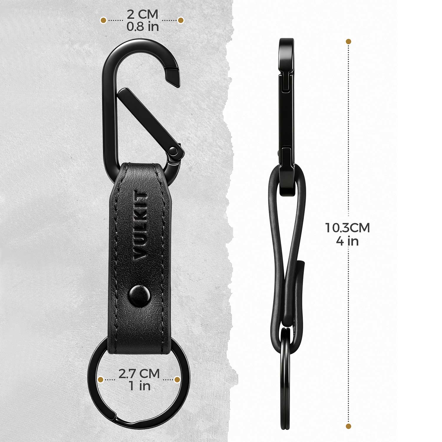 VKC107 - Leather Strap Keychain – VULKIT
