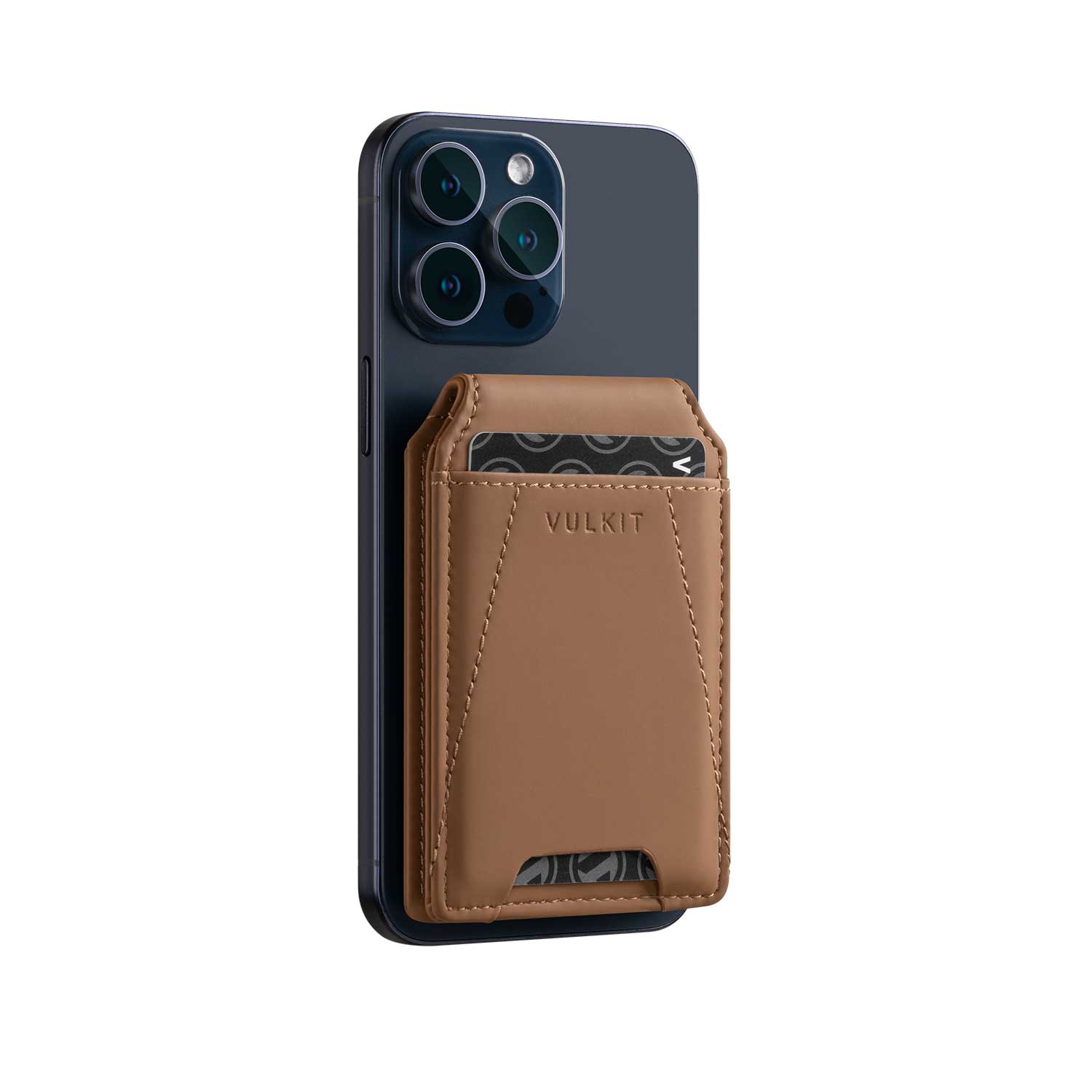 VPA109-Magnetic RFID Leather Phone Wallet with Adapted Magnetic