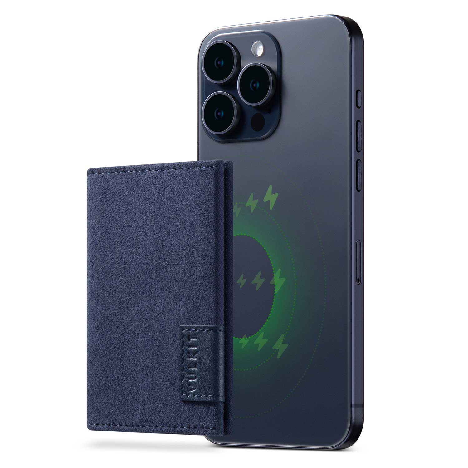 VPA111-Phone Card Holder Wallet Compatible With iPhone 12 Series Above Navy / Alcantara VPA111-Phone Card Holder Wallet Compatible With iPhone 12 Series Above Navy / Alcantara