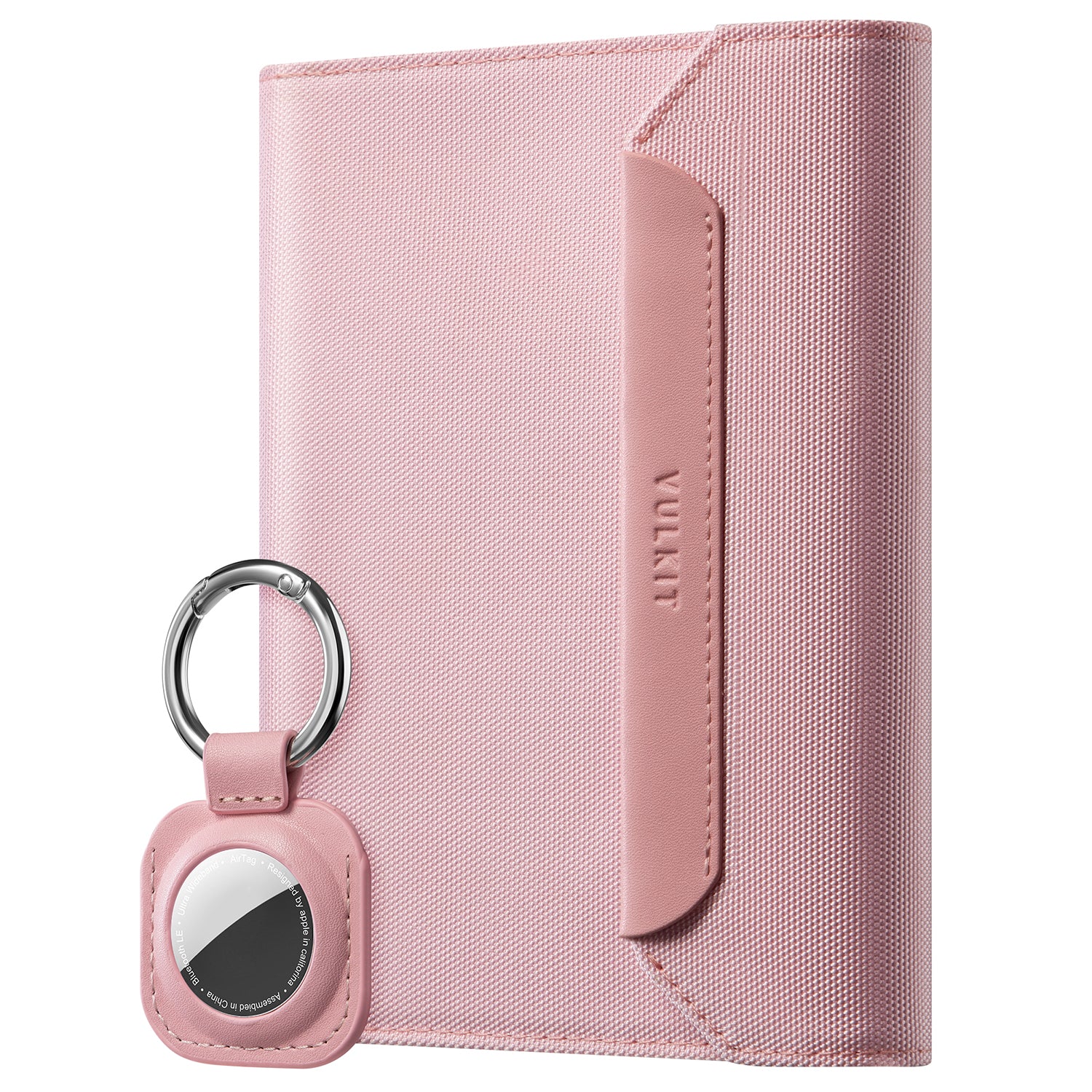 VPW104 - RFID Blocking Passport Card Holder with Magnetic Closure and Removable AirTag Holder