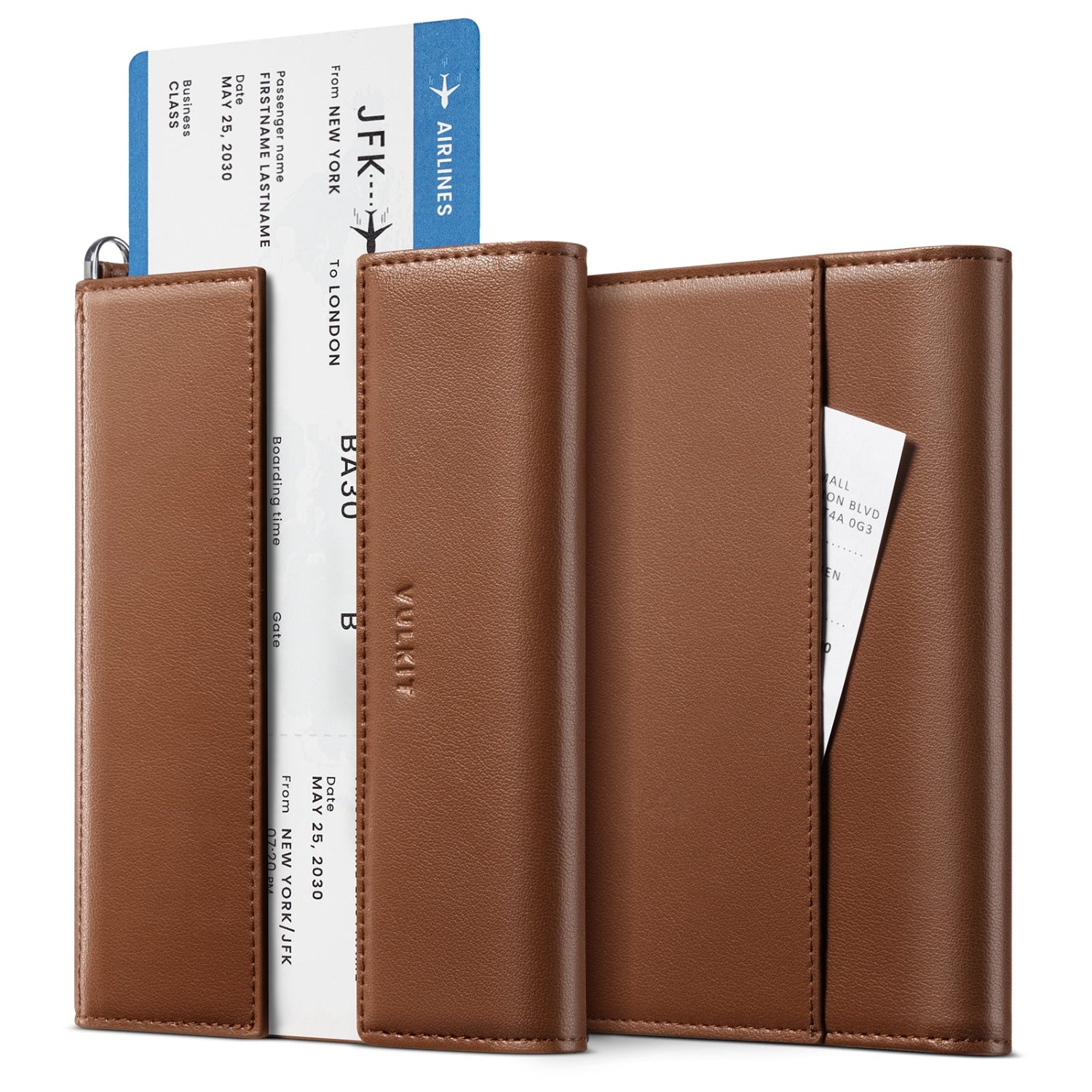 VPW115-RFID-Blocking Multi-Functional Travel Passport Organizer