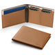 VPW119 - Slim Leather Passport Wallet with RFID Protection
