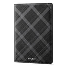 VPW123 - RFID Blocking Plaid Passport Holder