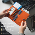 VPW123 - RFID Blocking Plaid Passport Holder