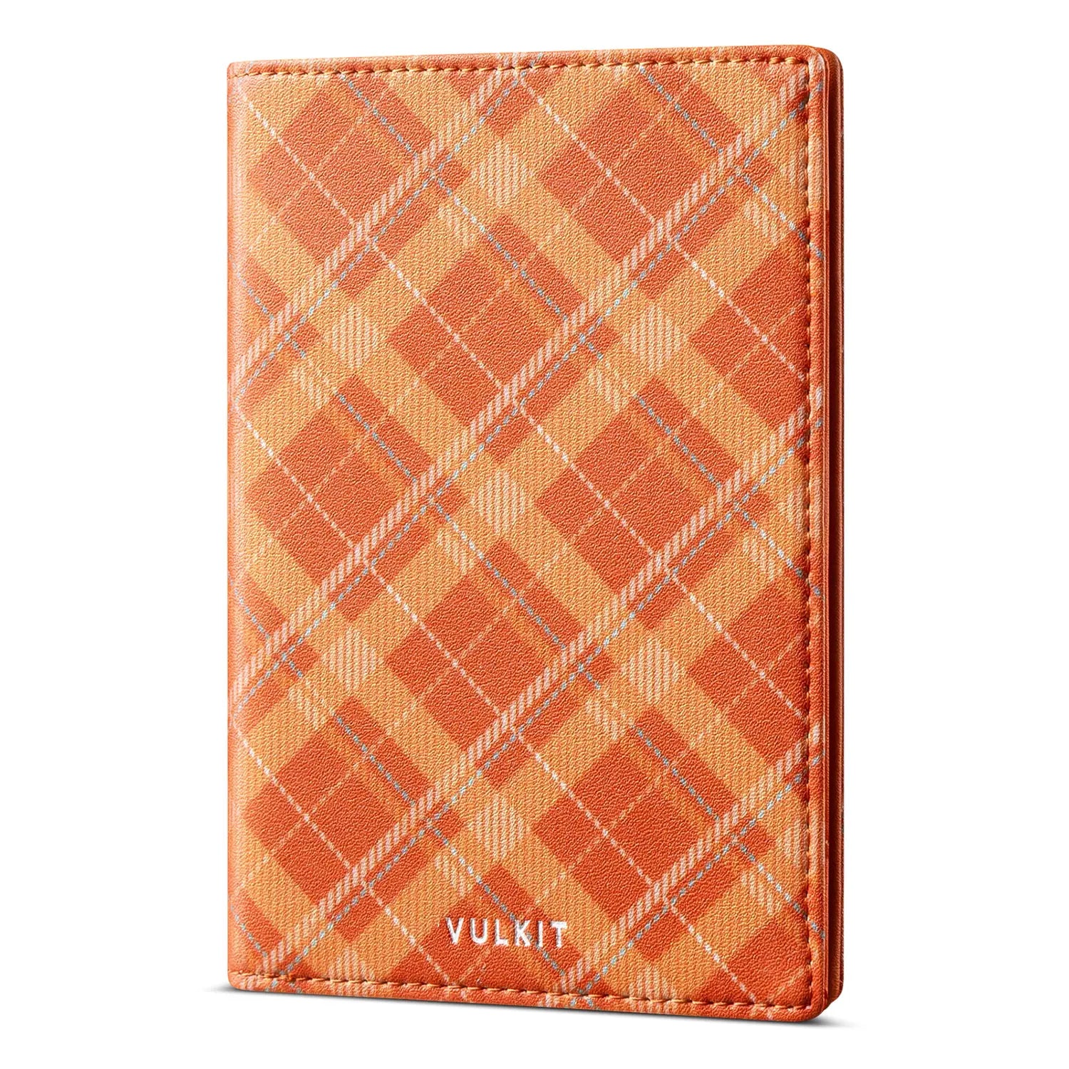 VPW123 - RFID Blocking Plaid Passport Holder