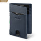 VW100P- Genuine Leather,  Exterior Two Slots For Banknote/Card Bi-fold Wallet