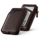 VW113 - Slim RFID Blocking Leather Card Holder Wallet, Holds 10+ Cards & Folded Cash